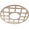 Ekena Millwork O'Neal Wood Fretwork Pierced Ceiling Medallion, Red Oak, 32"OD x 11 5/8"ID x 3/8"T CMWP32X32X0375ONRO - alternate 3